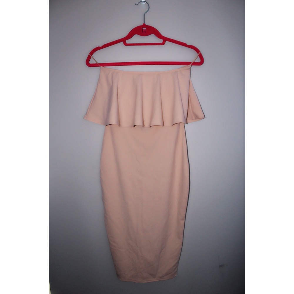 Ruffle bandeau dress
